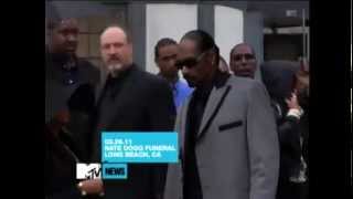 Snoop Dogg,Warren G,Dr.Dre and Daz Arrive To Nate Dogg's Funeral