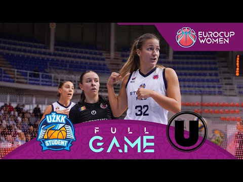 Qualifiers | UZKK Student v Universitatea Cluj | Full Basketball Game |  EuroCup Women 2025-26