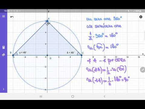 CERC - SEMICERC - TRIUNGHI DREPTUNGHIC - UNGHIURI COMPLEMENTARE