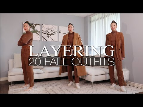 LAYERING 20 FALL OUTFITS