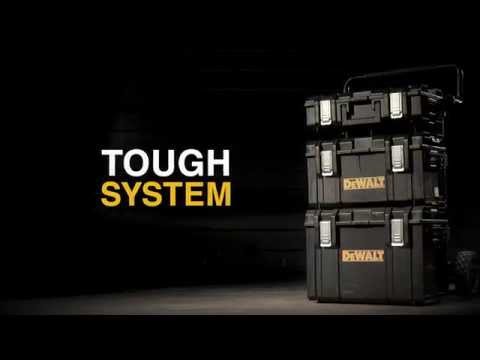 Grąžtas Dewalt ToughSystem 2.0 DS300 dėžė video