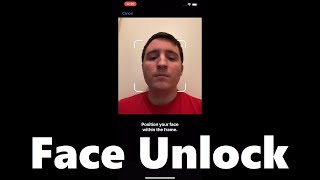 iOS How to Set Up Face Unlock (Face ID) iPhone 11