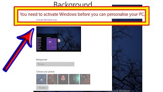 CHANGE OF LOCK SCREEN & DESKTOP BACKGROUND WITHOUT WINDOWS ACTIVATION