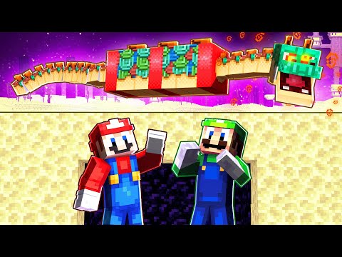 Minecraft Super Mario | The Mario Brothers HUNT a GALAXY Dragon! [256]