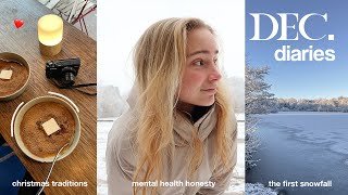 DECEMBER DIARIES | First snow, unboxing, markets & food