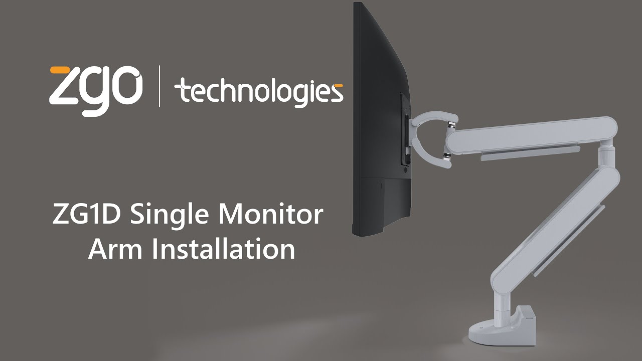 ZG Series - ZG1, brand, Instantly improve the efficiency of your single monitor workstations with the ZG1 Single