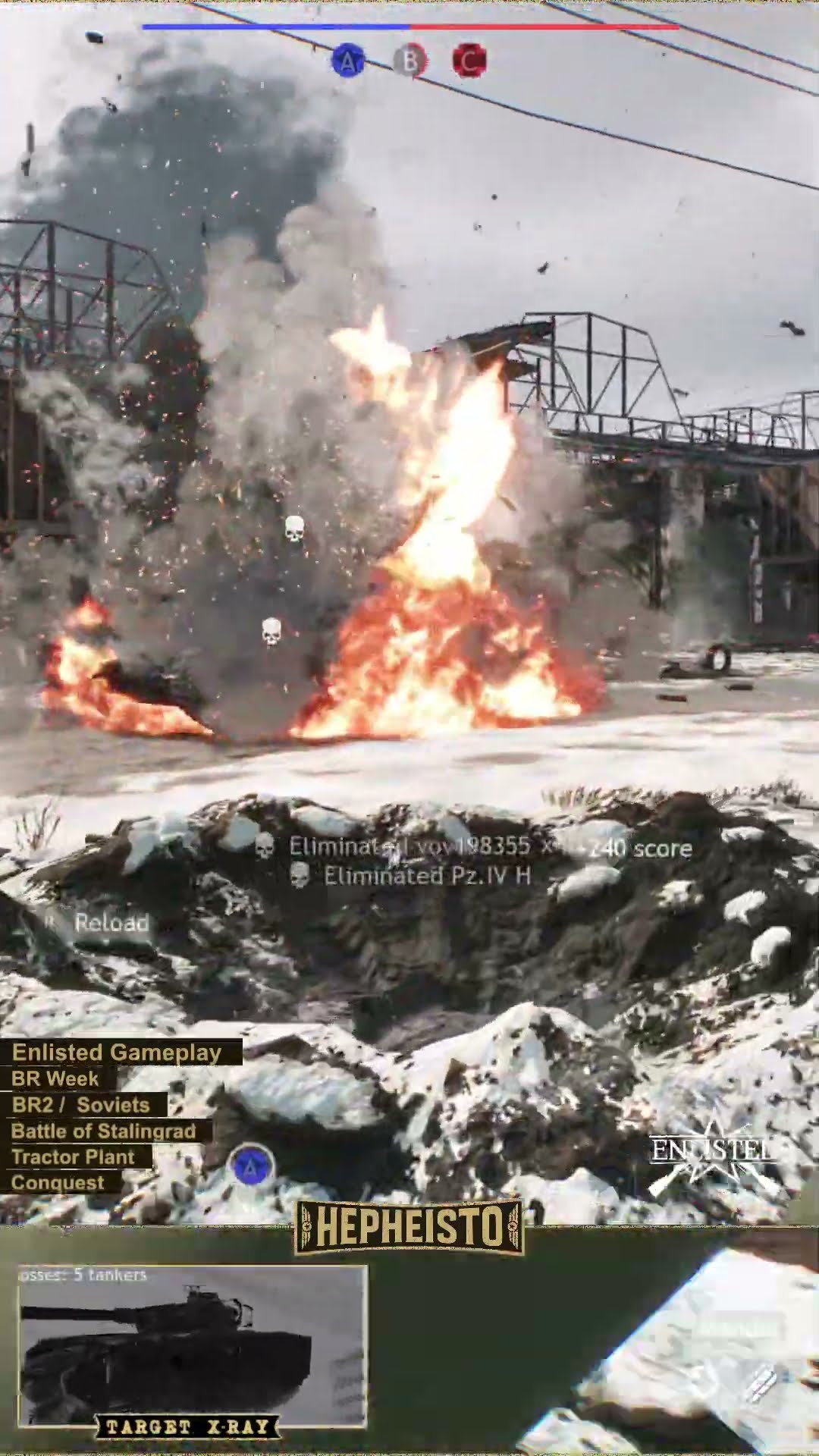 Anti Tank Gunner eliminates Panzer IV H with M1 Bazooka