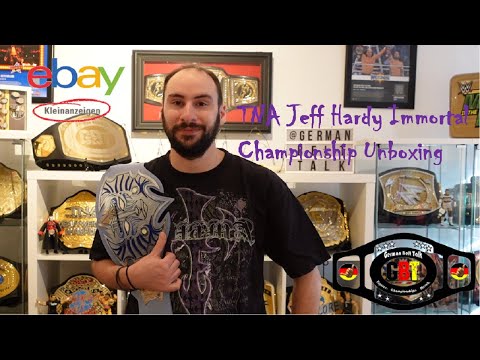 TNA JEFF HARDY IMMORTAL CHAMPIONSHIP BELT Unboxing | German Belt Talk | Deutsch