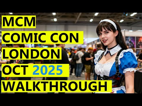 Inside MCM London Comic Con OCT 2025 Full 4K Walkthrough at ExCeL London | Amazing Cosplay & Stands