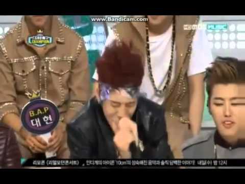 Show Champion eng sub cut - Block B Taeil's aegyo
