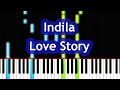 Indila Love Story Piano Tutorial