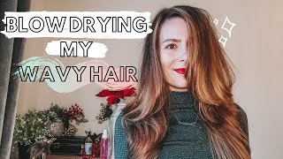 BREAKING THE CGM RULES | Blow Drying my Wavy Hair STRAIGHT