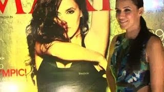 Neha Dhupia, cover girl in Maxium magazine 