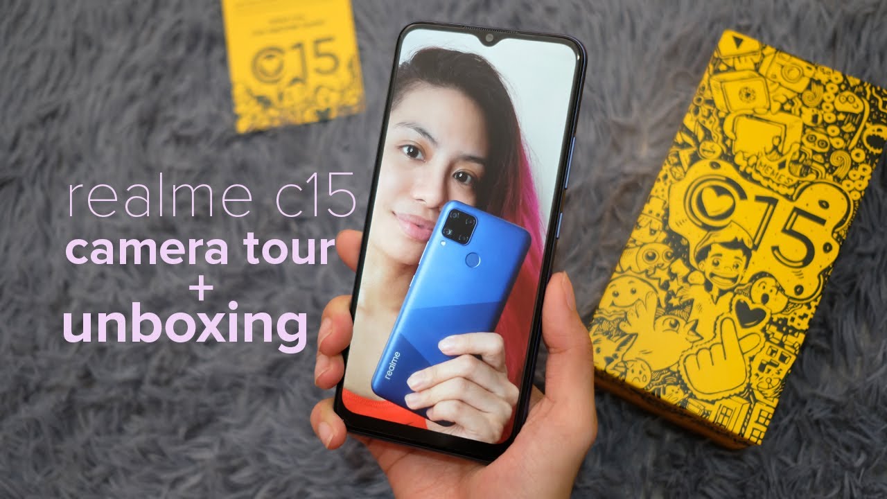 realme c15 CAMERA TOUR + PH EXCLUSIVE DOODLE BOX unboxing: Battery on a budget!