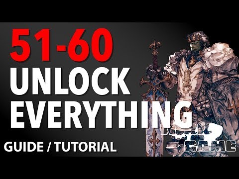 FFXIV Unlock everything level 51-60 [New Player Guide]