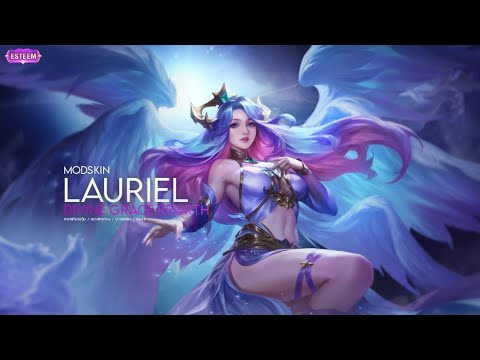 RoV | ModSkin Lauriel สกิน Divine Grace Rebirth สกินเอสตรีม | Fulleffect+Bg | ไม่หลุด