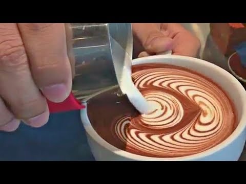 Oddly Satisfying Latte Art | The Coffee Shop | Chill Jazz Cafe | 1 HOUR | Lo Fi Hip Hop