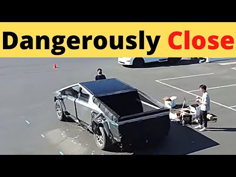 HOURS AGO! Drone Spots an Attractive Tesla Cybertruck in Fremont, Getting Dangerously Close