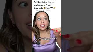 Get Ready for the Job Market as a Fresh Graduate 👩‍🎓Part 1/4👩‍💻 #gethired #interviewhacks
