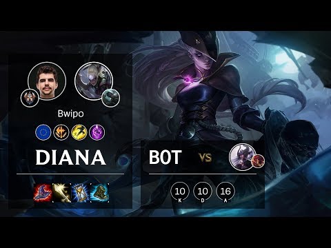 Diana Bot vs Syndra - EUW Challenger Patch 10.5