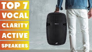 7 Best Active Speakers for Vocal Clarity: Top Picks