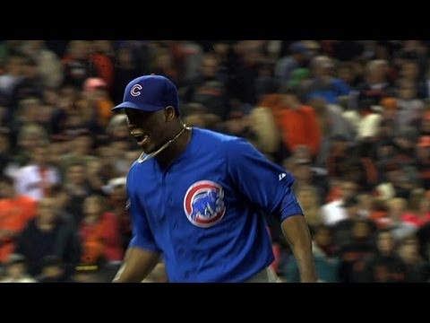 CHC@SF: Strop gets out of bases-loaded jam in eighth