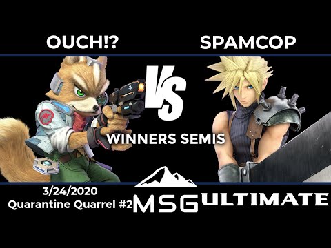 Quarantine Quarrel #2: Ouch!? (Fox) vs Spamcop (Cloud, Ness) - Winners Semis