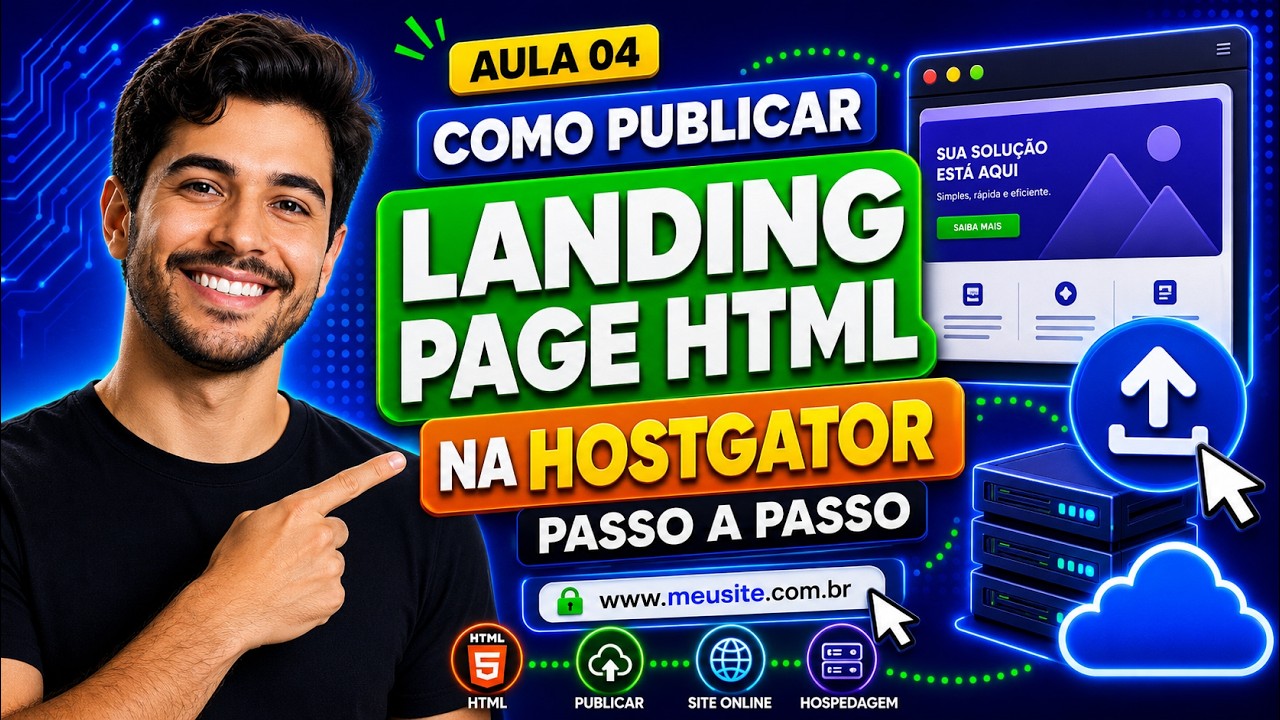 Aula 4 - Publicando landing page HTML na HostGator