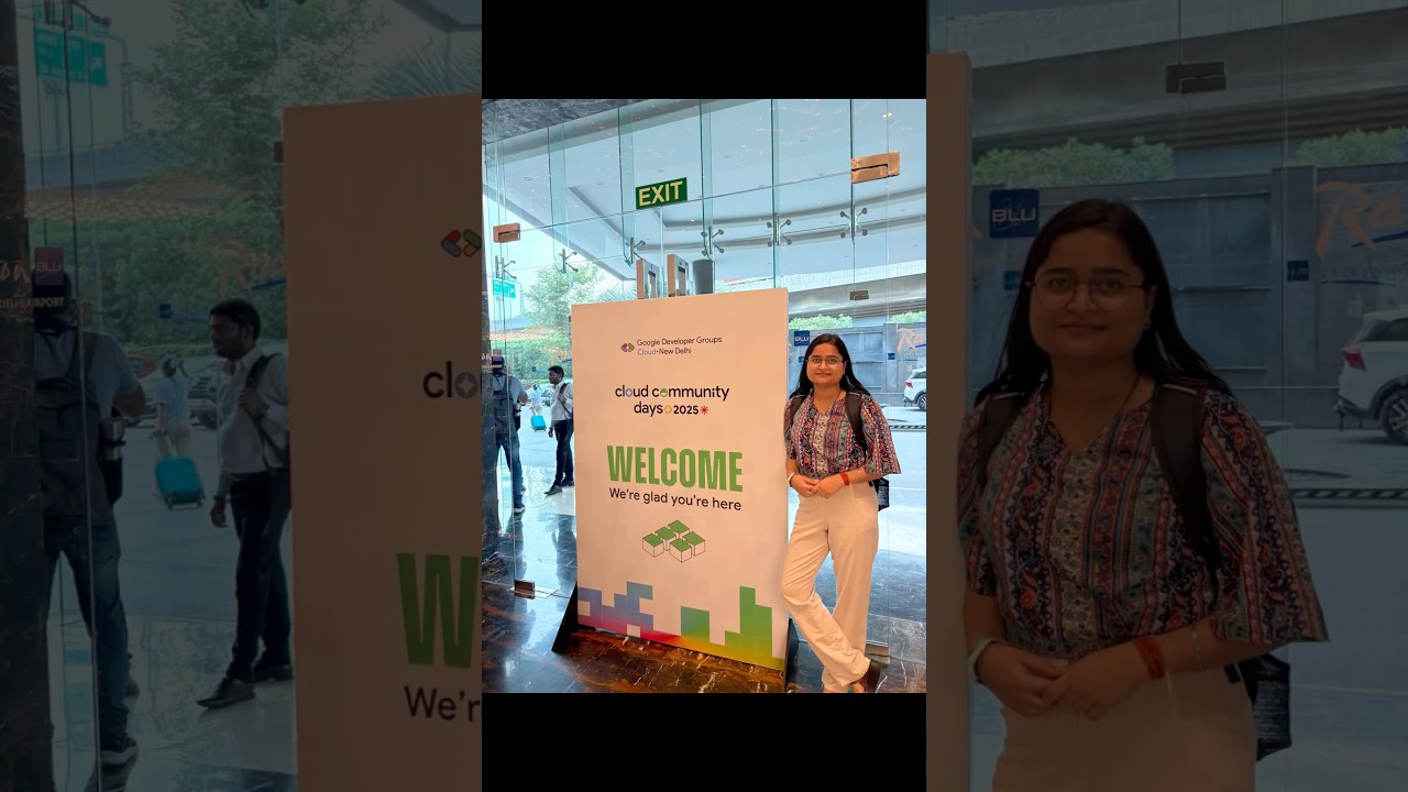 Google Cloud Community Days 2025 #sapphire #google #gdg #newdelhi #fest #event #viral #women #girl
