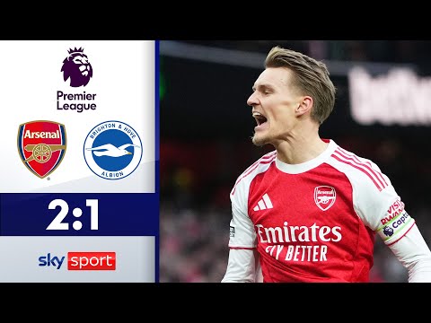 Ødegaard führt, Gunners halten Druck stand! | FC Arsenal - Brighton & Hove Albion | Premier League