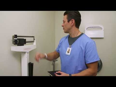 Lesson 10 Measuring Weight and Height Using an Upright+Scale