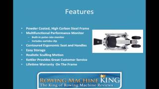 Kettler Kadett Outrigger Style Rower Rowing Machine Review