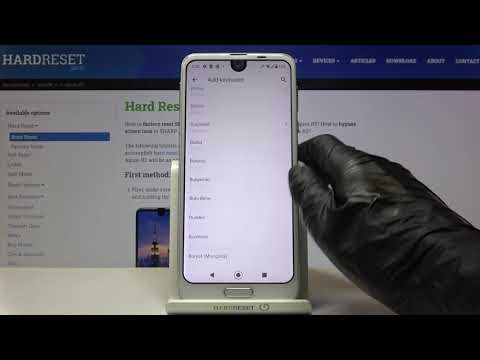 How to Change Keyboard Language in SHARP Aquos R2 – Manage Keyboard Settings