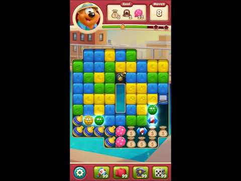 Toon Blast Level 5525 - NO BOOSTERS 🐻🐺🐱 | SKILLGAMING ✔️