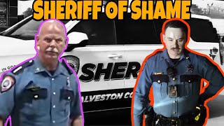 The Sheriff Drove Over a Sidewalk for a Bike Without Lights
