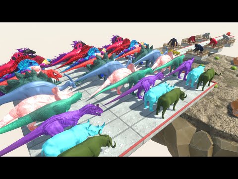 All Units Jump into Blade Worm #4 – Animal Revolt Battle Simulator