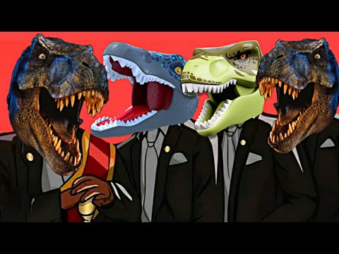 LEGO® Jurassic World: Mission: Rescue Blue the Dinosaur & Huggy Wuggy - Coffin Dance Meme