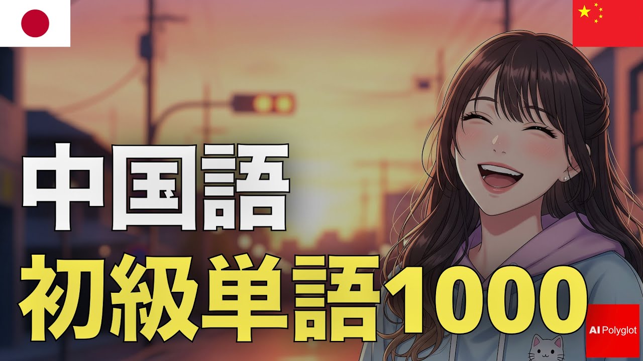 中国語初級単語1000 | 音声学習 | ピンイン付き | リスニング練習 episode artwork