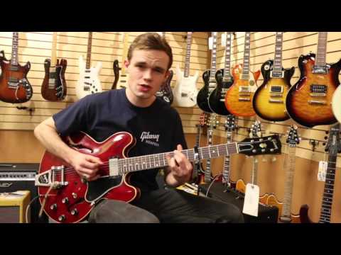 James TW playing a 1961 Gibson ES-335 Dot Neck with Bigsby