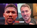 Eddie Hearn Reveals Anthony Joshua Was Warned Against Fighting Usyk Eubank Vs Benn 2 More