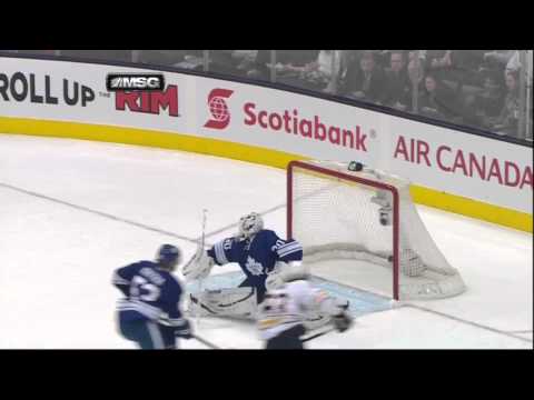 Tyler Ennis goal 1-0 Feb 21 2013 Buffalo Sabres vs Toronto Maple Leafs NHL Hockey