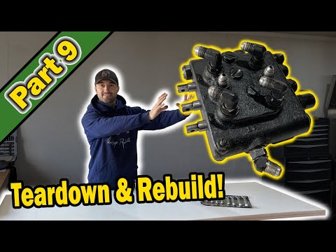 3 Spool Hydraulic Valve Teardown, Explanation & Rebuild | John Deere 400