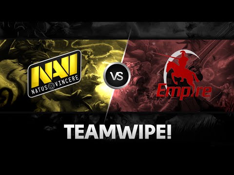 Teamwipe by Na`Vi vs Empire @ D2CL S4 Lan-Finals
