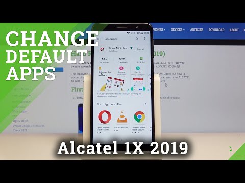 How to Change Default Applications in Alcatel 1X 2019 – Set App as Default