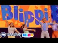 Blippi The Musical Live Blippi Performance In Full Sing Along ABC 123 Songs And Rhymes Moonbug