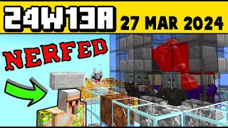 4 NEW Farms, 2 Big Nerfs…   1.21 Minecraft snapshot review