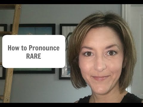 Learn to Pronounce RARE - American English Pronunciation Lesson #learnenglish