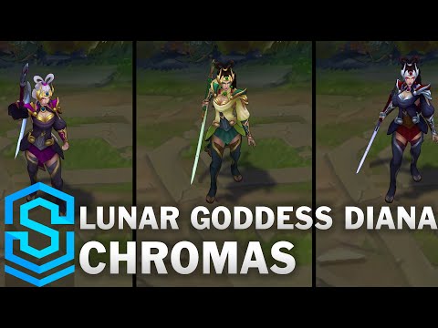 Lunar Goddess Diana Chroma Skins