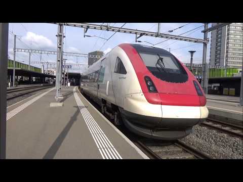 Einfahrt IC5 nach St. Gallen in Zürich Oerlikon mit ansage | Trains in Zurich
