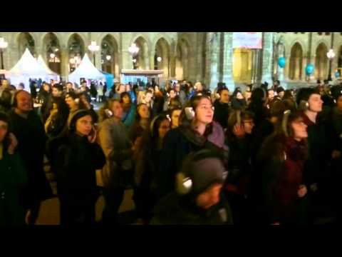 FM4 silent disco 2015-10-17 rathausplatz wien